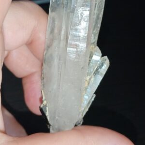 Ponta de Quartzo Lemuriano da Panasqueira – Raiz de Luz Selvagem – Ref. QLP